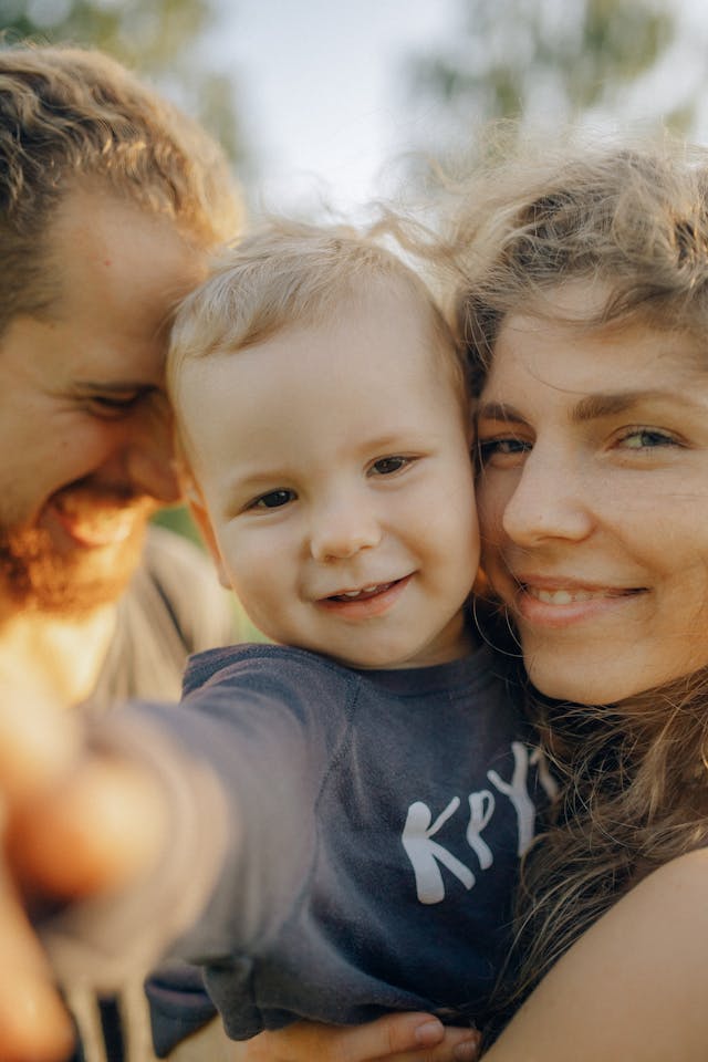 estate planning for young parents, image of young parents with toddler